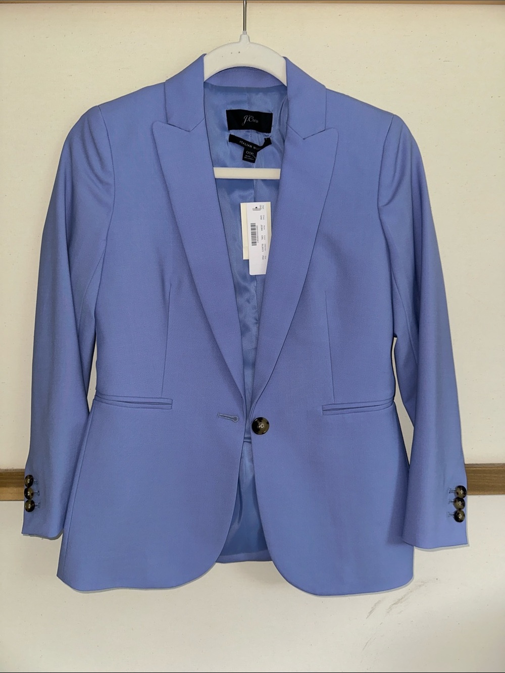 J. Crew Italian Wool Stretch Blazer